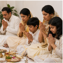 Pitra Dosh Puja pandit preparation AI image in Bangalore